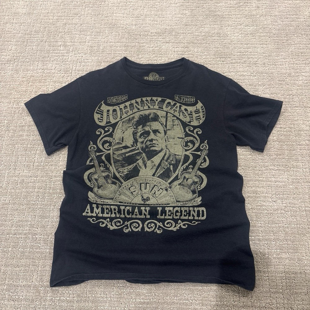 American Legend Black Graphic Tee